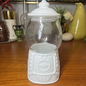 Target Bullseye Playground Gumball Machine Glass WHITE Limited Edition‎